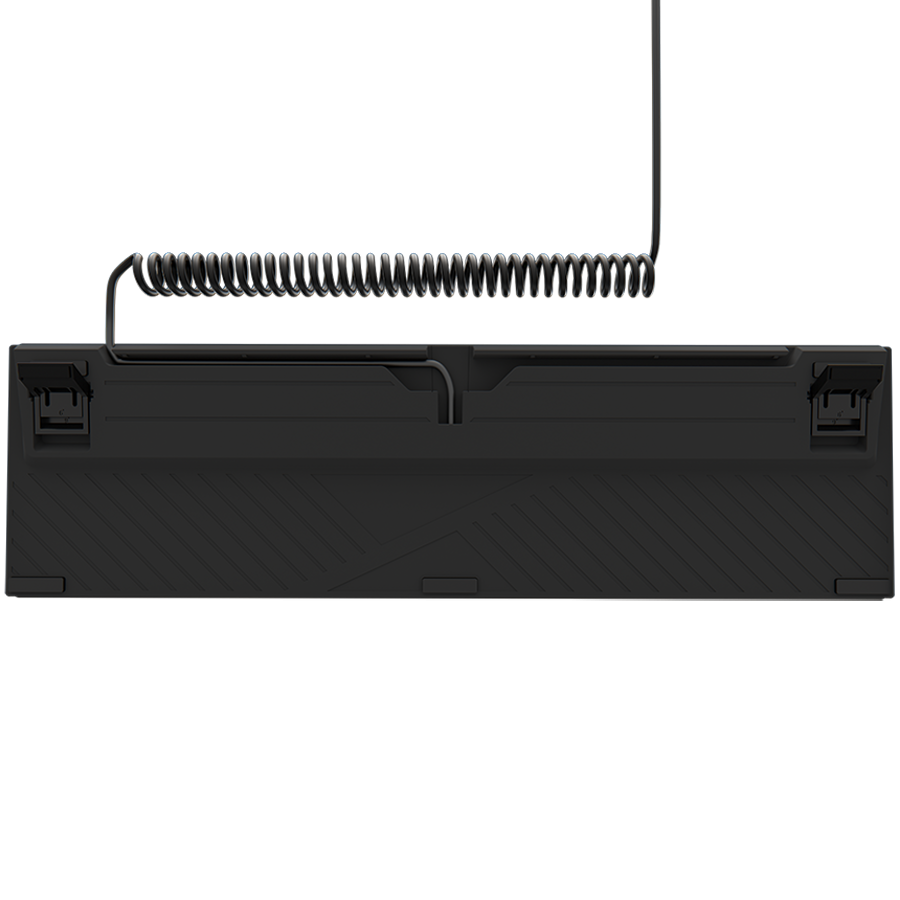 LORGAR Azar 514, Wired mechanical gaming keyboard, RGB backlight, 1680000 colour variations, 18 modes, keys number: 104, 50M clicks, linear dream switches, spring cable up to 3.4m, ABS plastic+metal, magnetic cover, 450*136*39mm, 1.17kg, black