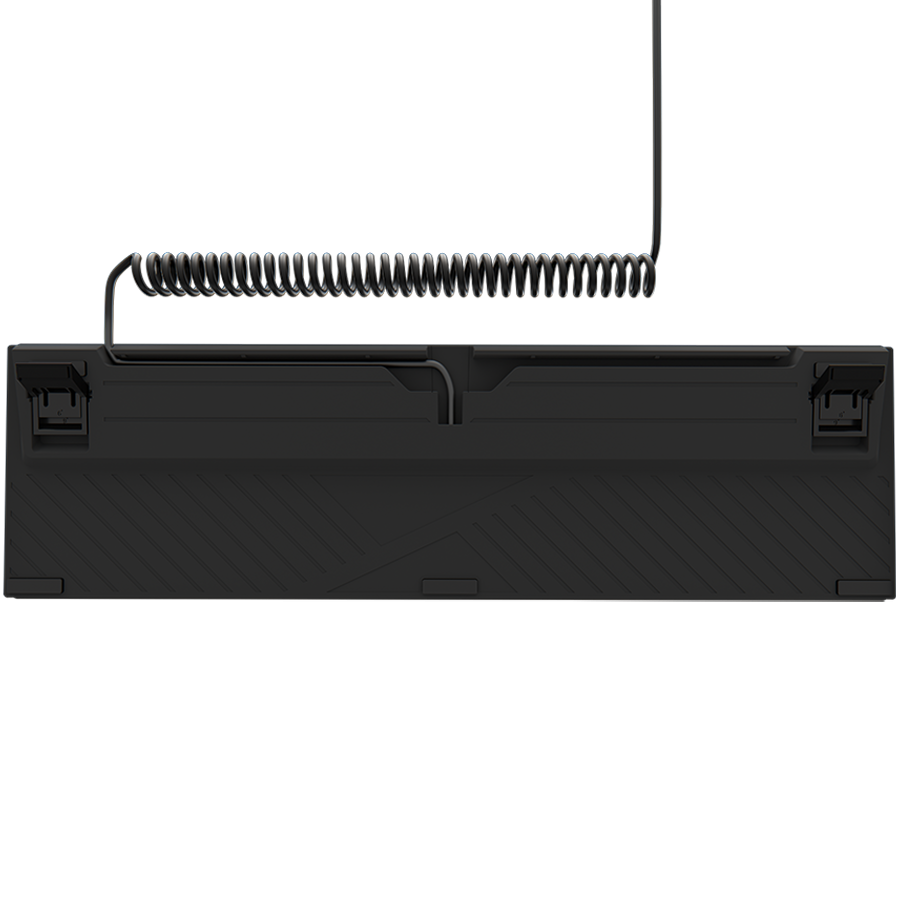 LORGAR Azar 514, Wired mechanical gaming keyboard, RGB backlight, 1680000 colour variations, 18 modes, keys number: 104, 50M clicks, linear dream switches, spring cable up to 3.4m, ABS plastic+metal, magnetic cover, 450*136*39mm, 1.17kg, white