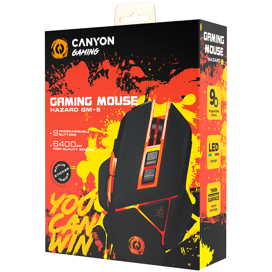 CANYON Optical gaming mouse