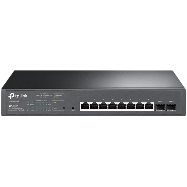 TP-Link SG2210MP Omada 10-Port Gigabit Smart Switch with 8-Port PoE+
