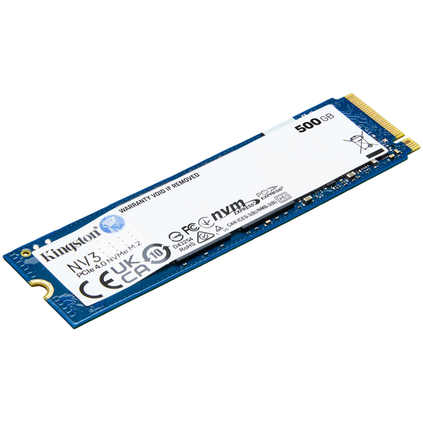 Kingston 500GB NV3 SSD M.2 2280 PCIe 4.0 NVMe