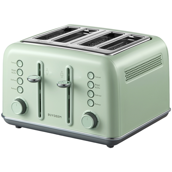BUYDEEM 4 Slice Toaster, model DT640E, color Cozy Greenish