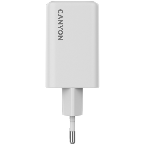 CANYON charger CU65ACC GaN 65W 2xPD 1xQC EU White