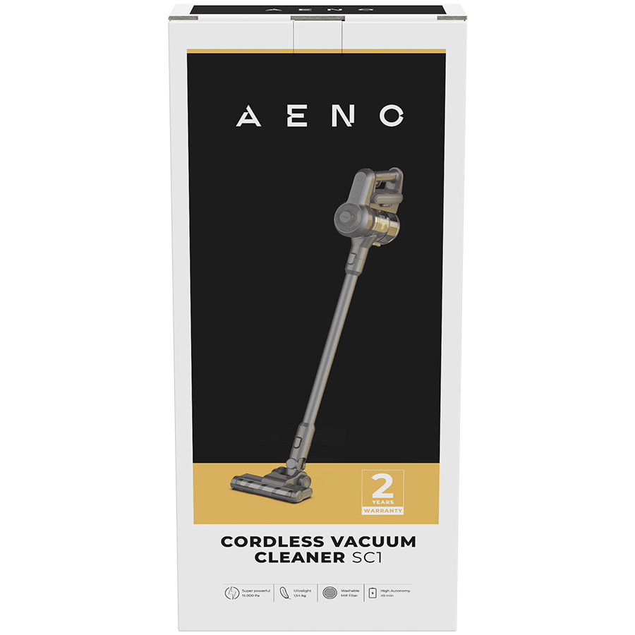 AENO Cordless vacuum cleaner SC1: electric turbo brush