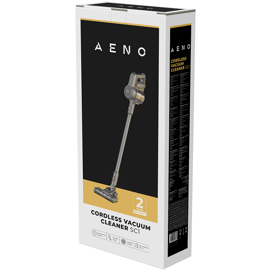 AENO Cordless vacuum cleaner SC1: electric turbo brush