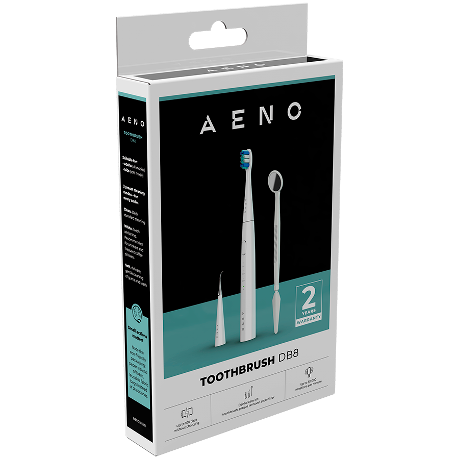 AENO Sonic Electric toothbrush, DB8: White