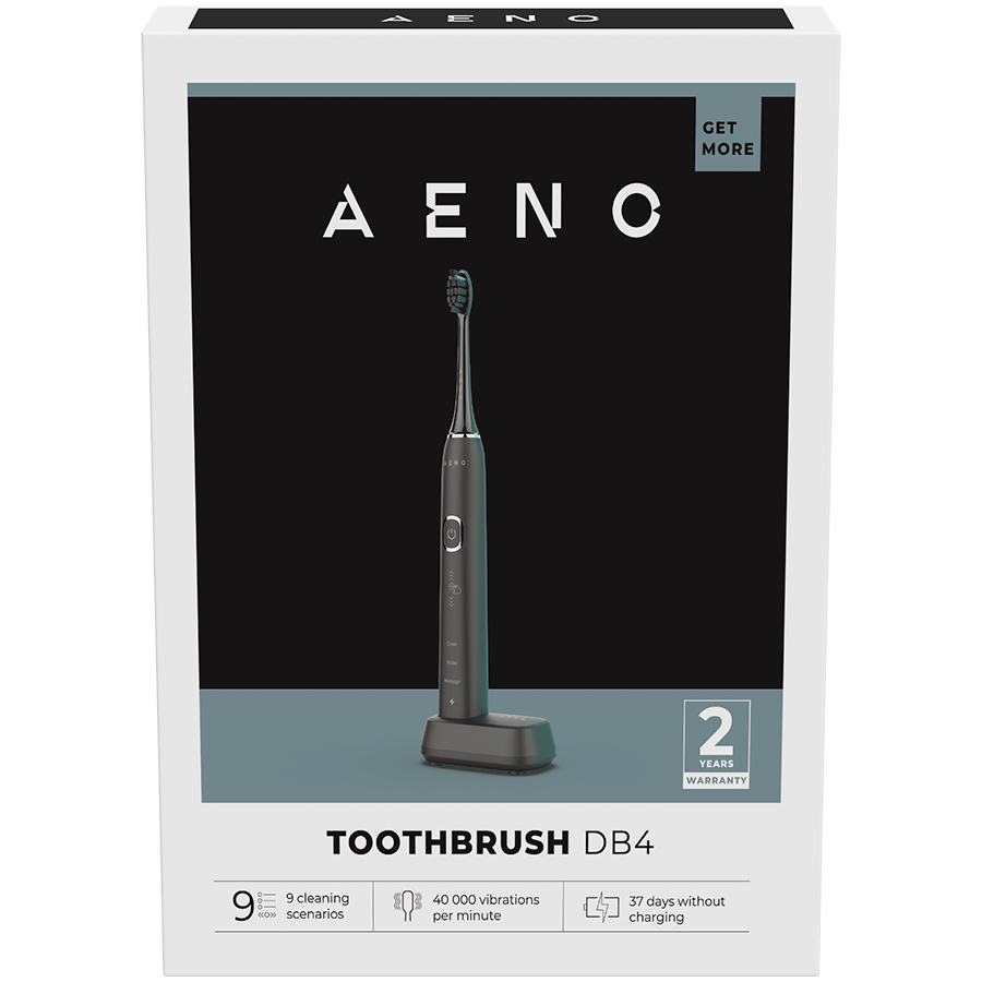 AENO Sonic Electric Toothbrush, DB4: Black