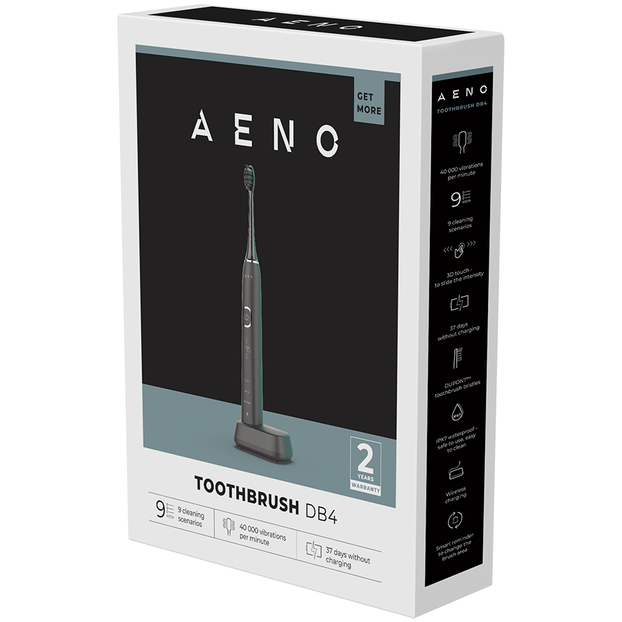 AENO Sonic Electric Toothbrush, DB4: Black