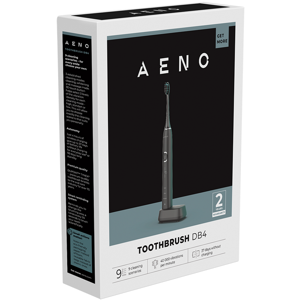 AENO Sonic Electric Toothbrush, DB4: Black