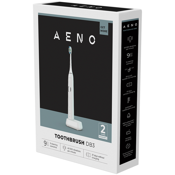 AENO Sonic Electric Toothbrush, DB3: White