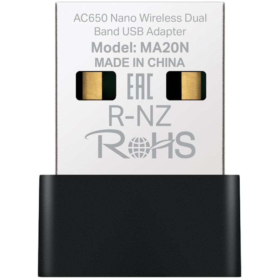 Mercusys MA20N AC650 Nano Wi-Fi USB Adapter Glavna slika proizvoda