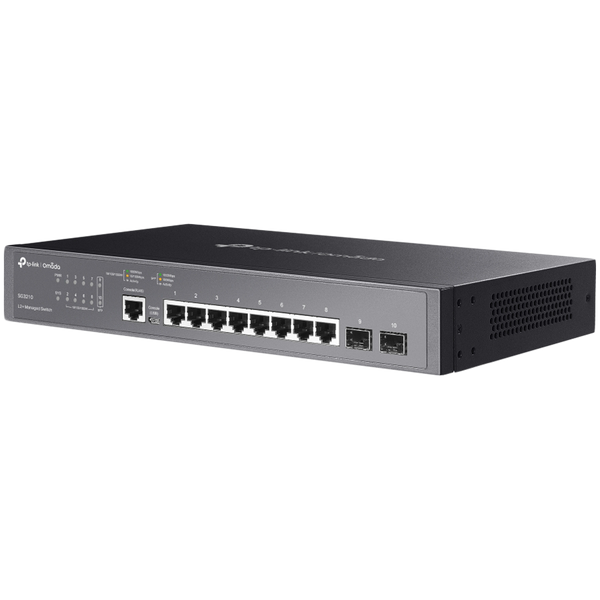 TP-Link SG3210 Omada 8-Port Gigabit L2+ Managed Switch with 2 SFP Slots