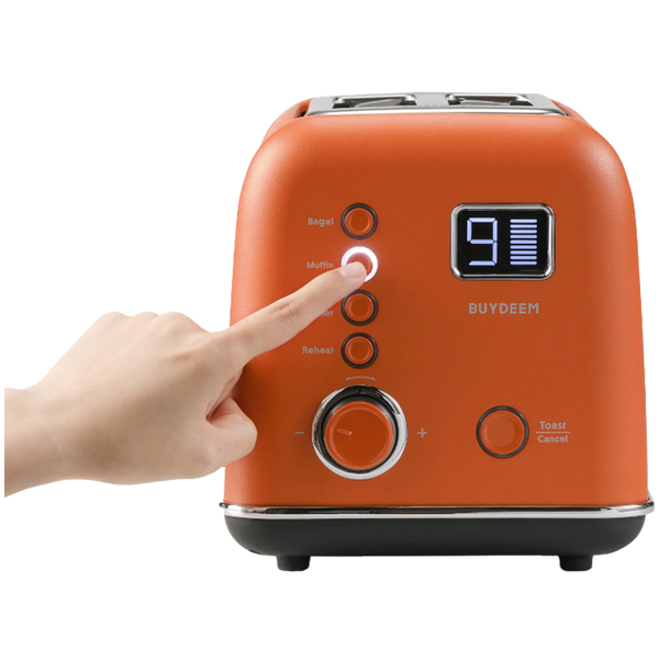 BUYDEEM 2 Slice Automatic Metal Toaster