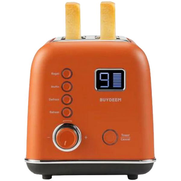 BUYDEEM 2 Slice Automatic Metal Toaster