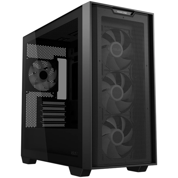 ASUS A21 PLUS Tempered Glass microATX case Black