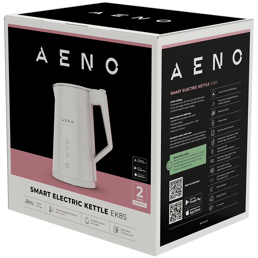 AENO Electric Kettle EK8S Smart: 1850-2200W