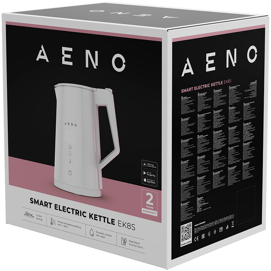AENO Electric Kettle EK8S Smart: 1850-2200W