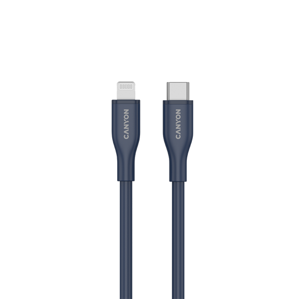 CANYON cable CLNM60 C-L 60W MFI 1m Silicon Blue