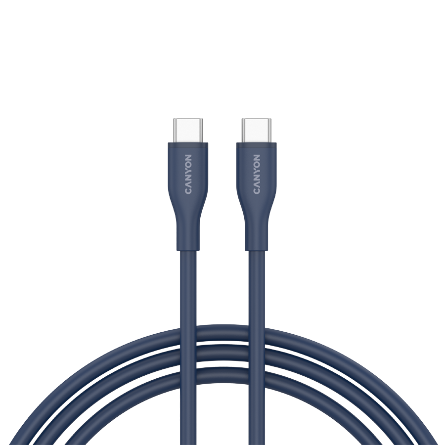 CANYON cable CC60SC10 C-C 60W 1m Silicon Dark blue Glavna slika proizvoda