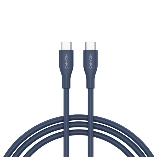 CANYON cable CC60SC10 C-C 60W 1m Silicon Dark blue