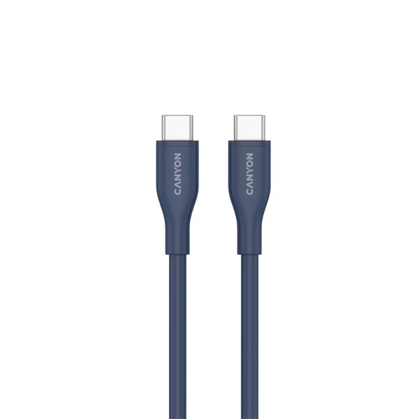 CANYON cable CC60SC10 C-C 60W 1m Silicon Dark blue