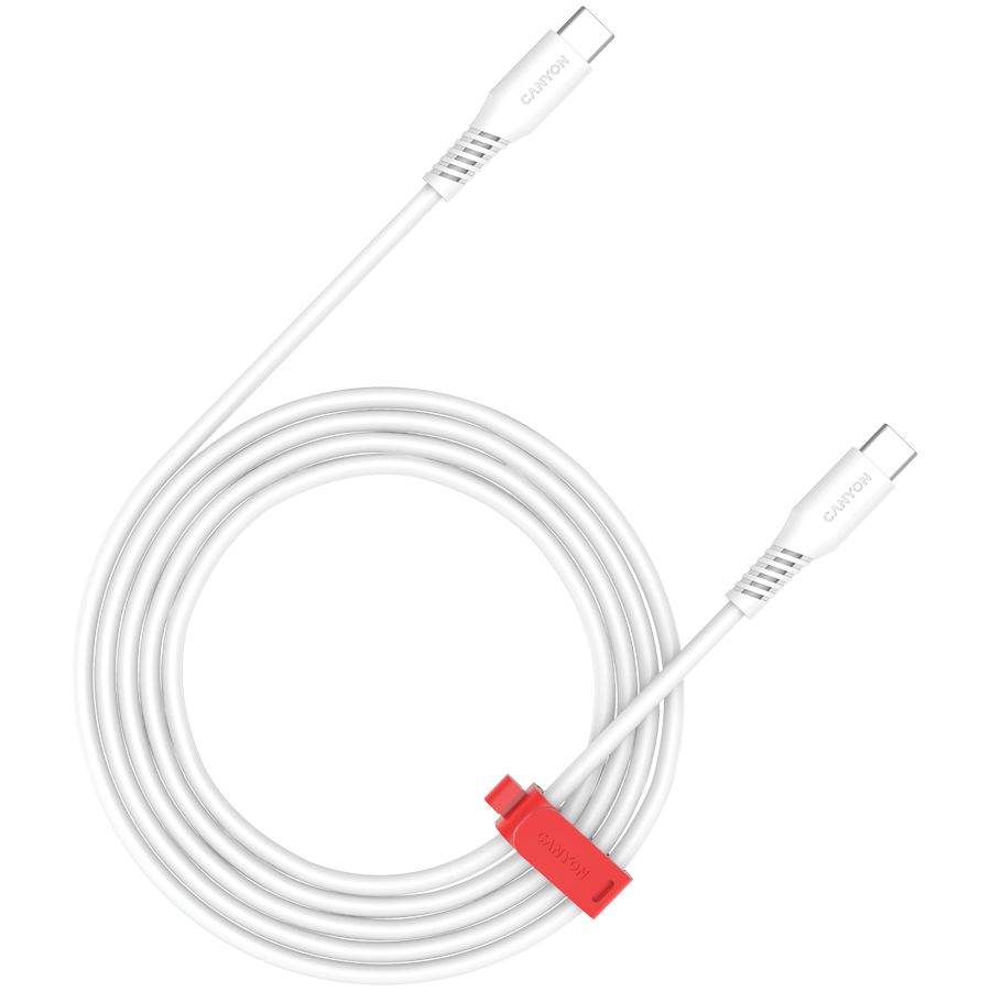CANYON cable CC100SC C-C 100W 2m White Glavna slika proizvoda