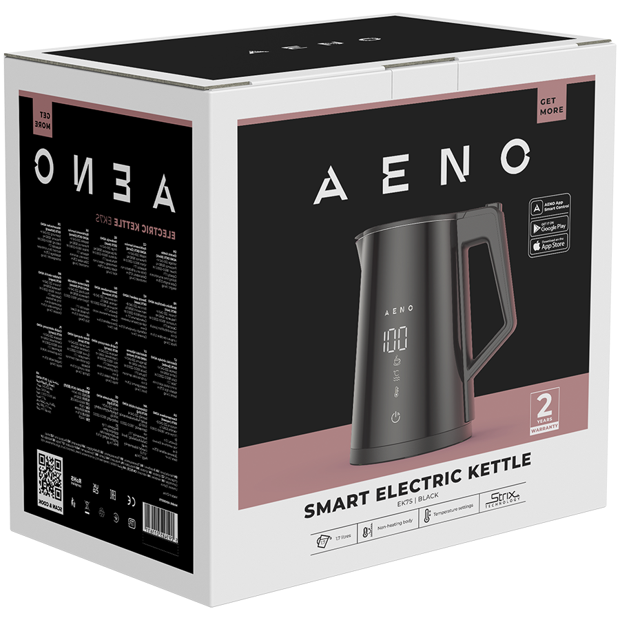 AENO Electric Kettle EK7S Smart: 1850-2200W