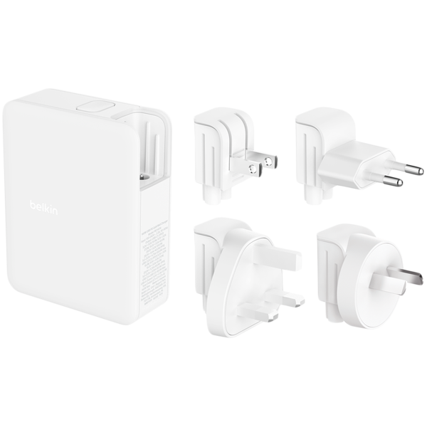 BELKIN 140w 4-ports USB GaN Wall Charger with UK