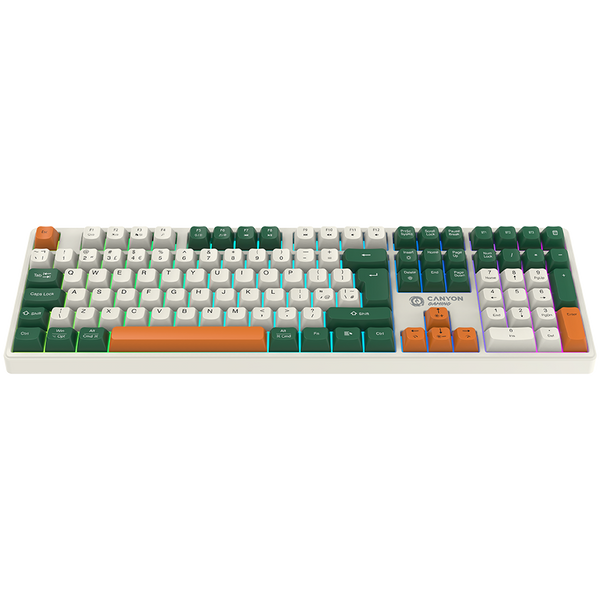 CANYON keyboard Shadder GKW-11 Mech RGB UK/US Wireless White