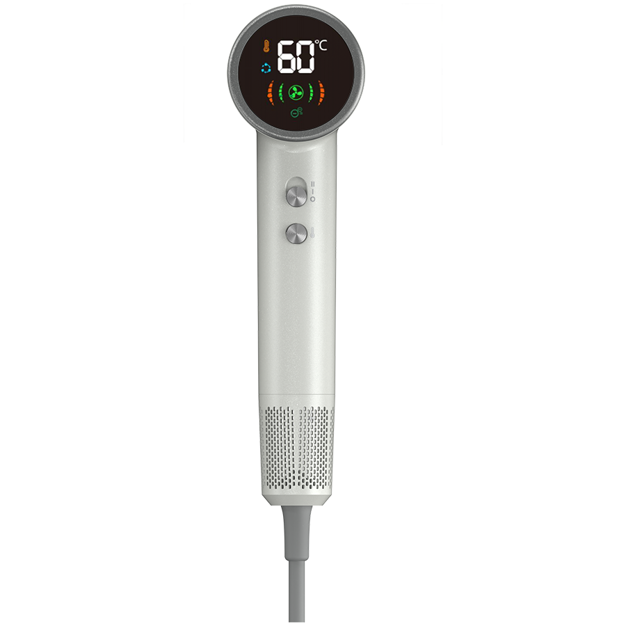 High Speed Hair Dryer, 220V-240V~50-60Hz, 1500W, Ionizer, LCD, 6+circulation mode, 110000RPM, less than 75dB - AHD0004