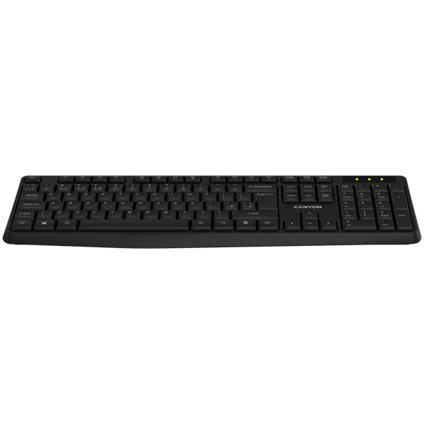CANYON keyboard KB-W01 Wireless Black