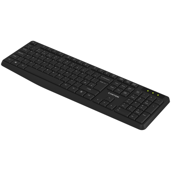CANYON keyboard KB-W01 Wireless Black