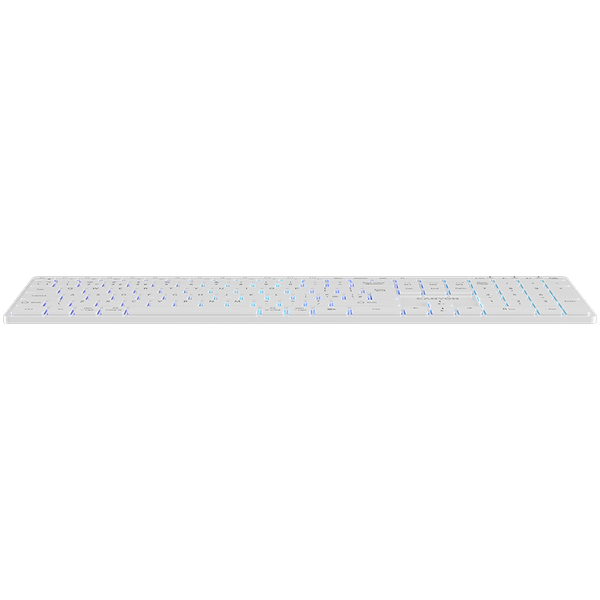 CANYON keyboard HKB-W11 UK/US RGB Dual Mode Wireless White