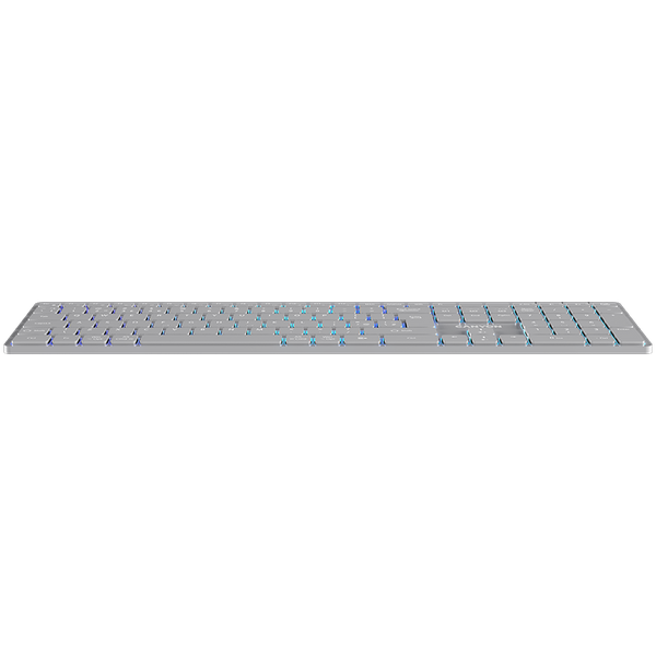 CANYON keyboard HKB-W11 UK/US RGB Dual Mode Wireless Grey