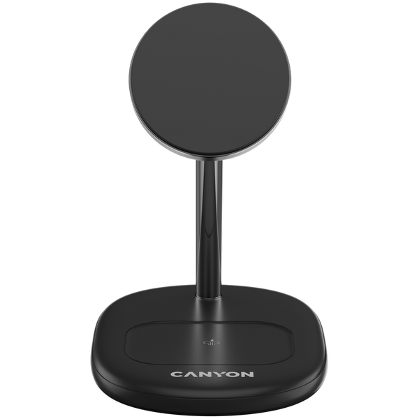 CANYON wireless charger WCS-205 15W Qi2 2in1 Black