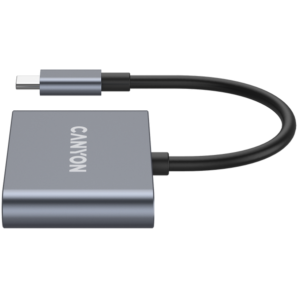 CANYON hub DS-3 3in1 USB-C Dark Grey