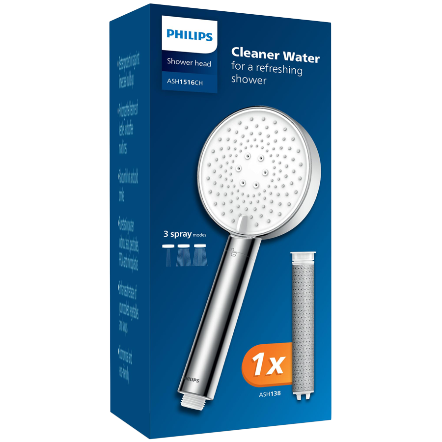 Glava tuša sa filterom PHILIPS ASH1516CH/10 Glavna slika proizvoda