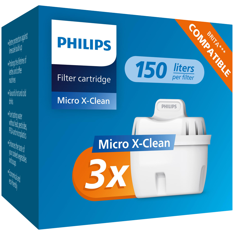Filter za bokal, kompatibilan sa Brita bokalima PHILIPS AWP211/31 (3 filtera u pakovanju) Glavna slika proizvoda
