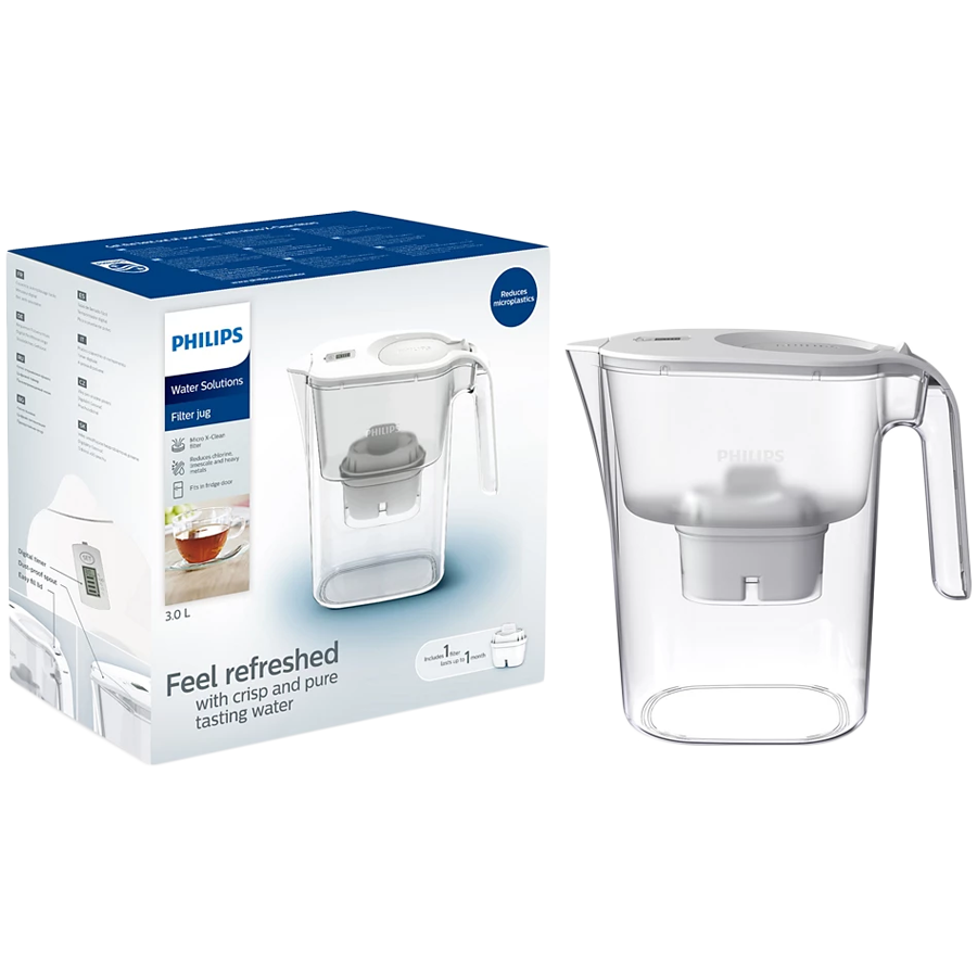 Bokal za filitriranje vode Philips AWP2933WHT/31 Glavna slika proizvoda