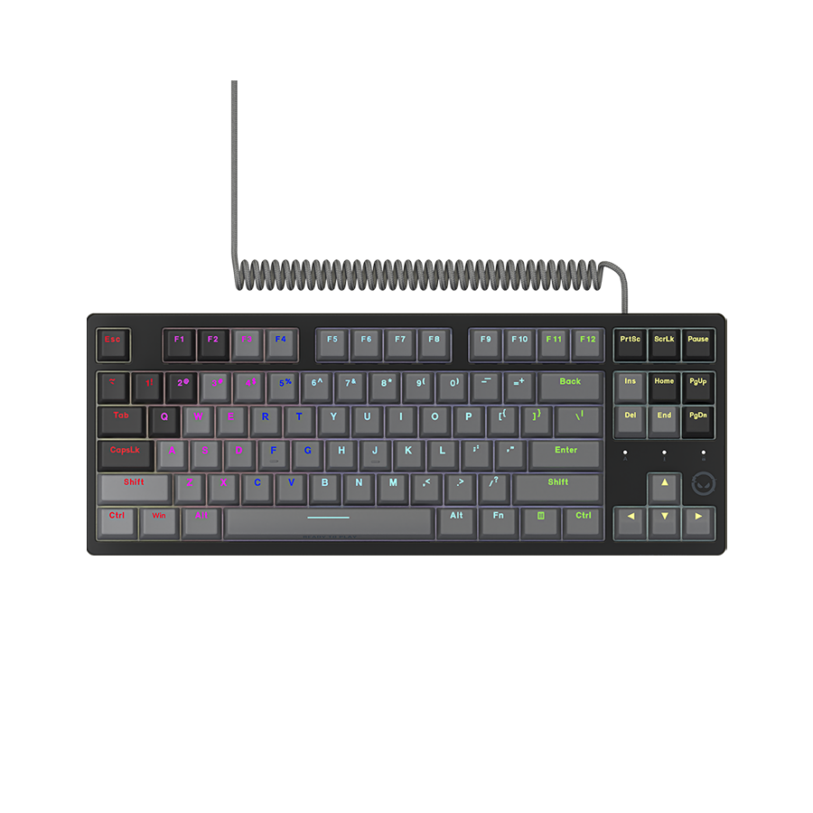LORGAR Azar 514TKL, Wired RGB mechanical gaming keyboard, black