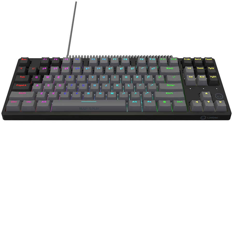 LORGAR Azar 514TKL, Wired RGB mechanical gaming keyboard, black