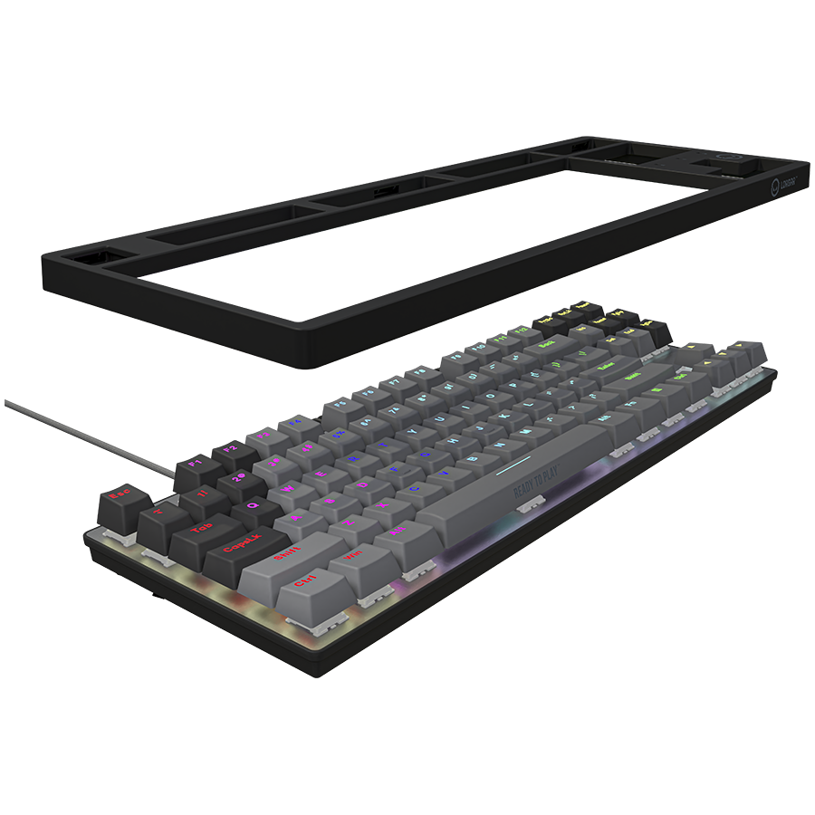 LORGAR Azar 514TKL, Wired RGB mechanical gaming keyboard, black