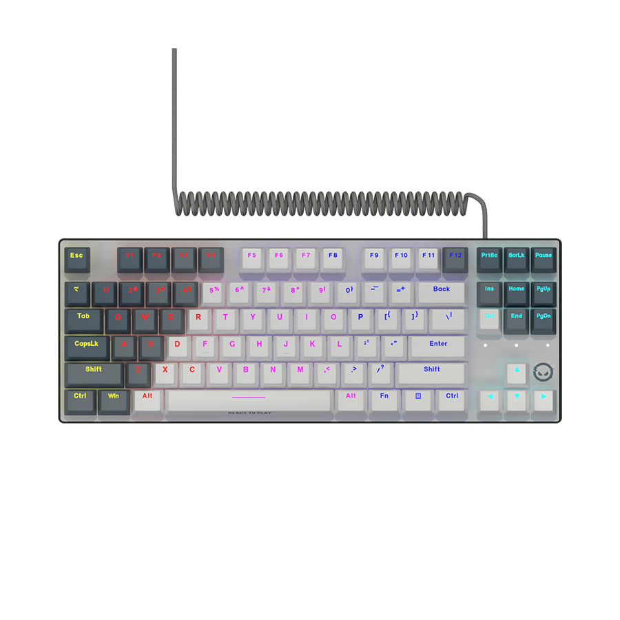 LORGAR Azar 514TKL, Wired RGB mechanical gaming keyboard, white Glavna slika proizvoda