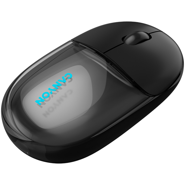 CANYON mouse OnClick 24 BT/ Wireless Transparent/Black