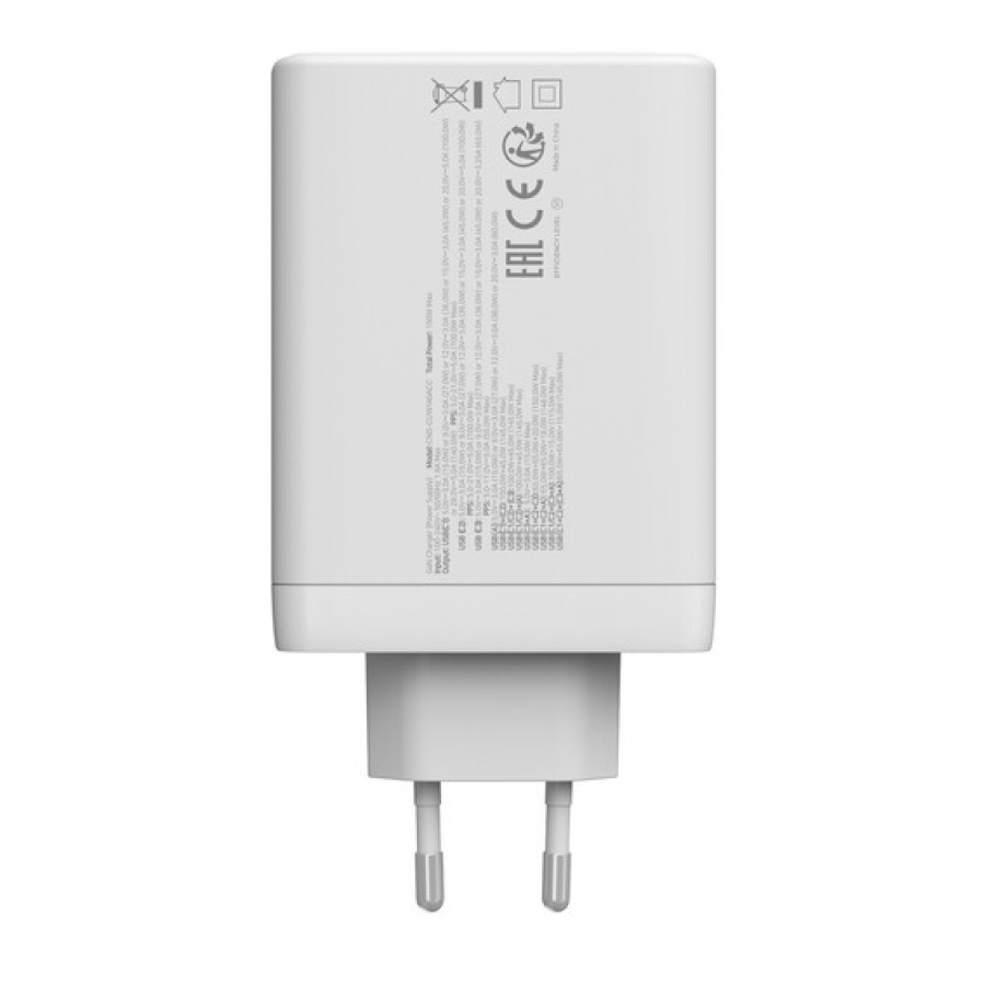 CANYON charger CU140ACC GaN 150W 3xPD 1xQC EU White