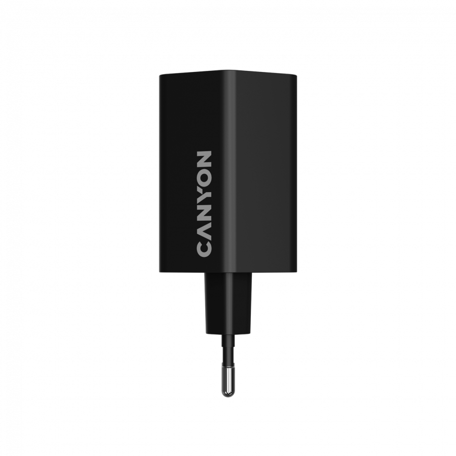 CANYON charger HEXAGON 65 GaN 65W 2xPD 1xQC EU Black
