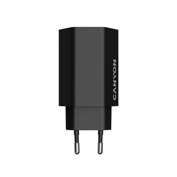 CANYON charger HEXAGON 65 GaN 65W 2xPD 1xQC EU Black