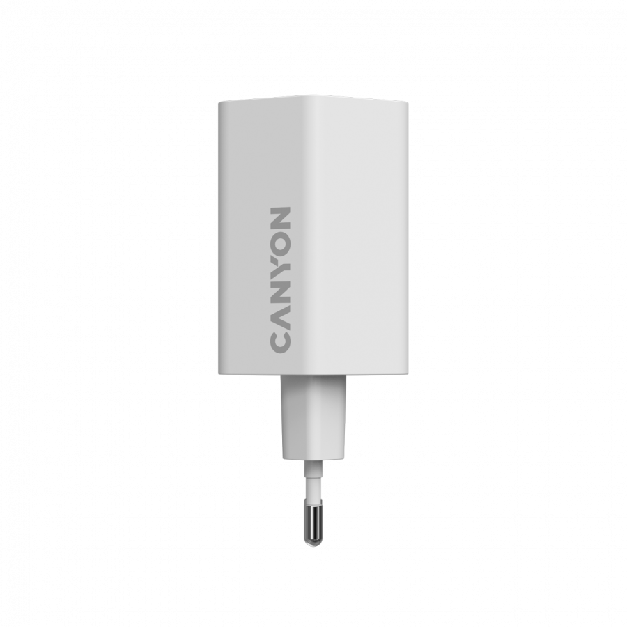 CANYON charger HEXAGON 65 GaN 65W 2xPD 1xQC EU White