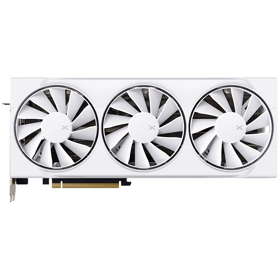 XFX Swift AMD Radeon RX 9070XT White Triple fan Gaming Edition with 16GB GDDR6 HDMI 3xDP