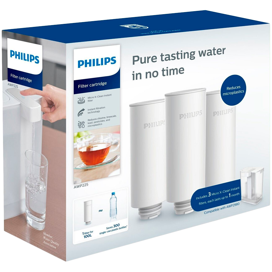 Philips 3 PACK Micro X Clean Filter za Instant Spremink AWP2980WH Glavna slika proizvoda